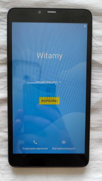 Tablet 7" Kruger&Matz Eagle 702 (LTE, 2/16GB), KM0702. Sam tablet + nóżki Wozinsky