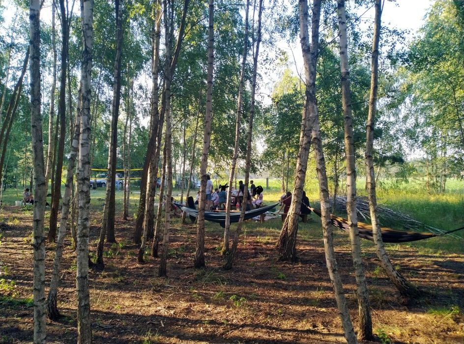 Pole namiotowe  w Tykocinie, Tatary, "Marianka zaprasza" biwak, namiot, spokojna okolica
