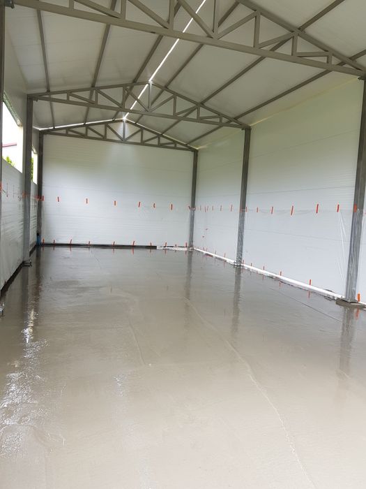 Hala garaż magazyn konstrukcja kratownice dźwigary słupy  6x20x4 laser