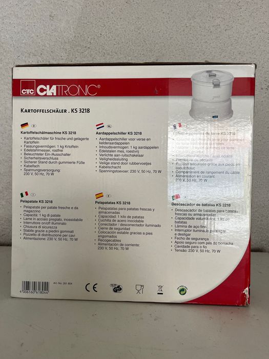 Máquina de descascar batatas