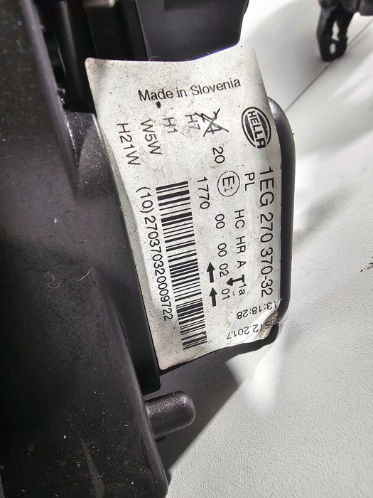 Opel Astra H Lampy Przód Przednie Zwykłe Komplet Lewa + Prawa Europa