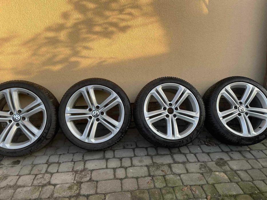 Koła, Felgi aluminiowe 5x112 18' 235/40  Volkswagen CC R-LINE jak nowe