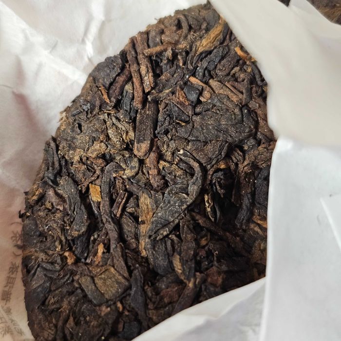 Чай Менхай 50г ❱• Шу Пуер Лао Мідо 2019р •❰ зі старого дерева