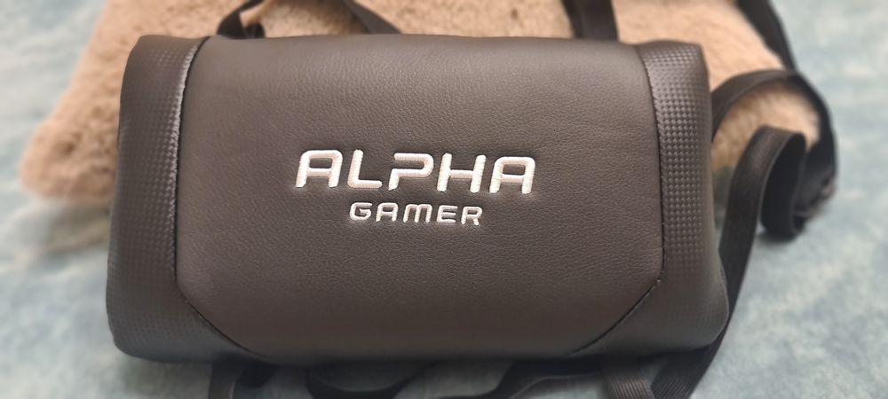 Encosto de cabeça "ALPHA GAMER" novo