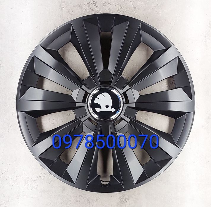 Ковпаки Шкода R15 Octavia Karoq Rapid Superb Fabia Yeti Колпаки Skoda