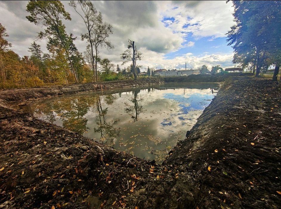 Kopanie i odmulanie stawów pogłębianie czyszczenie
