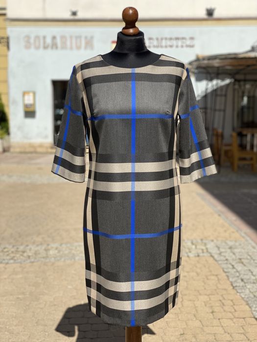 Sukienka Lizzie Blue w kratke krata rozmiar M