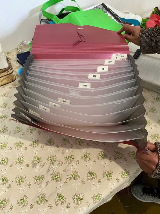 capa para arrumar documentos