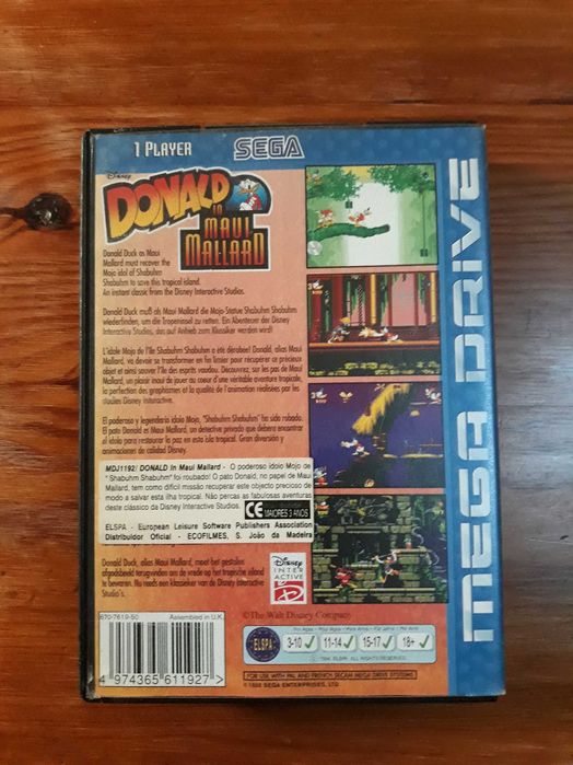 Donald In Maui Mallard completo - Sega Mega Drive