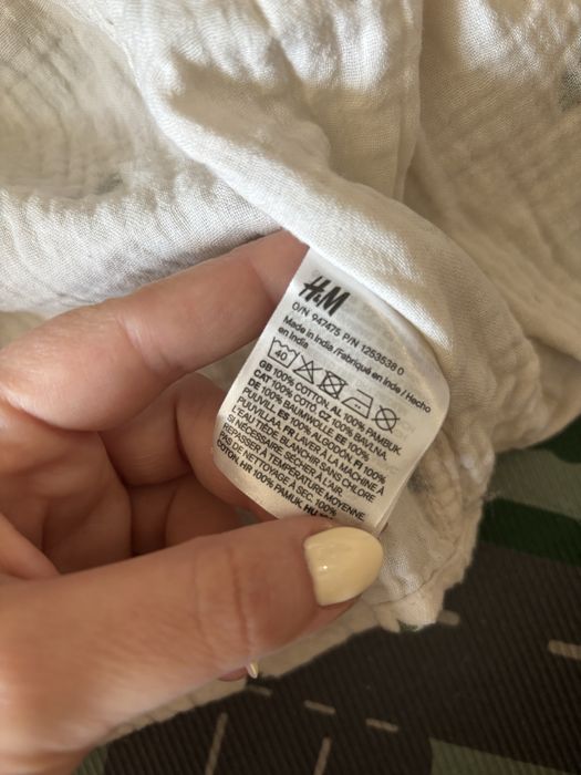 Koszula niemowlęca H&M choinki