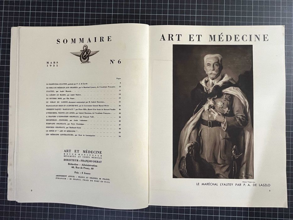 Art et Medicine - Edições de Março, Abril, Maio e Junho de 1931