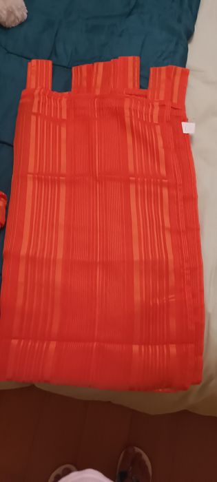 4 Cortinados Laranja