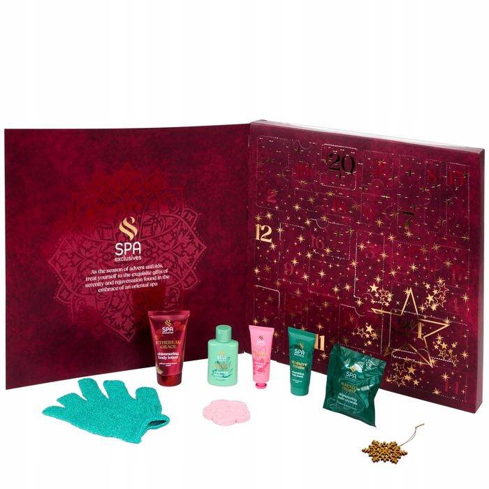 Kalendarz Adwentowy Kosmetyczny SPA Exclusives 24 Kosmetyki Prezent