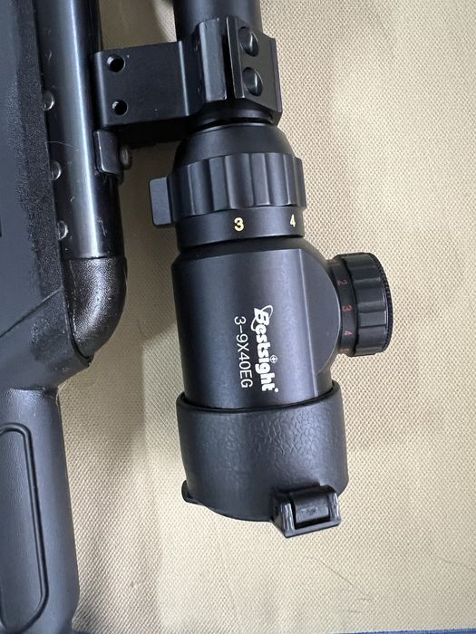 Pistola carabina arma GAS  Norica Dead Eye GRS 4.5 + Mira Telescópica Bestsight pressao Ar