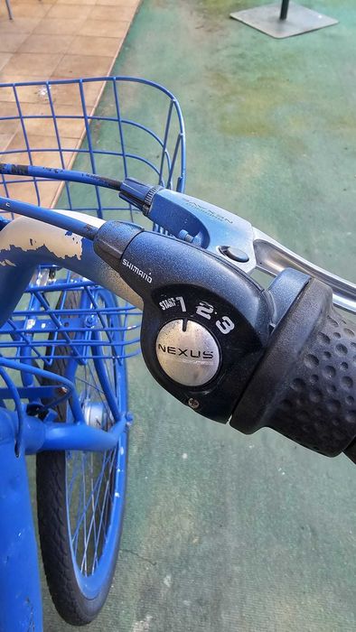 Bicicleta Quadro Baixo - Cubo Shimano Nexus - Pneus rígidos