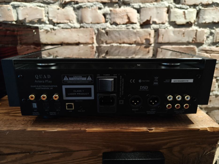 Quad Artera Play dac,cd, przedwzmacniacz zamiana