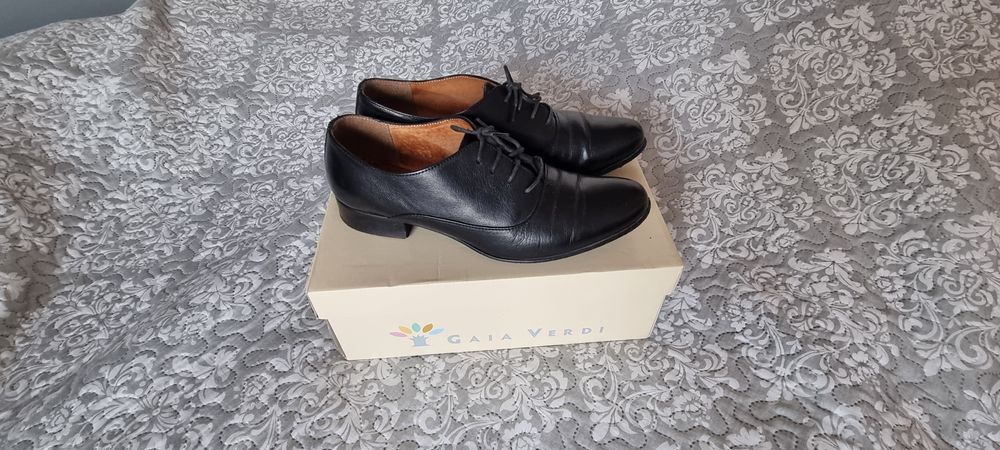 Buty botki skórzane LAN KARS rozm. 39