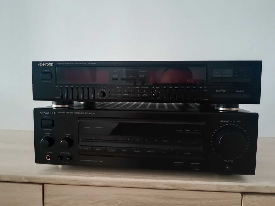 Wieża Kenwood amplituner plus korektor dźwięku