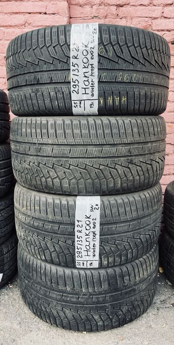 295 35 21 hankook evo 2 зима 4 шт протектор 70%