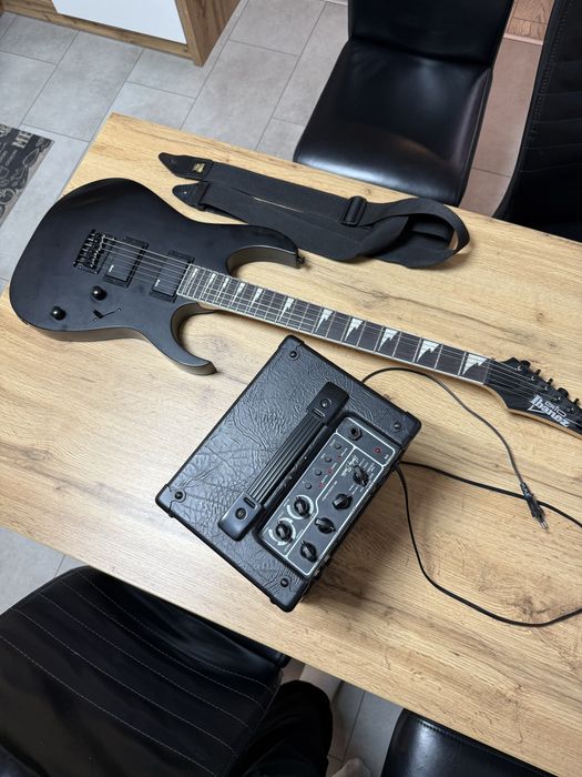 Gitara elektyczna  z piecykiem na gwarancji