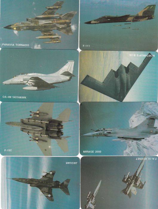 Calendários - Aviões (Guerra do Golfo) Vintage