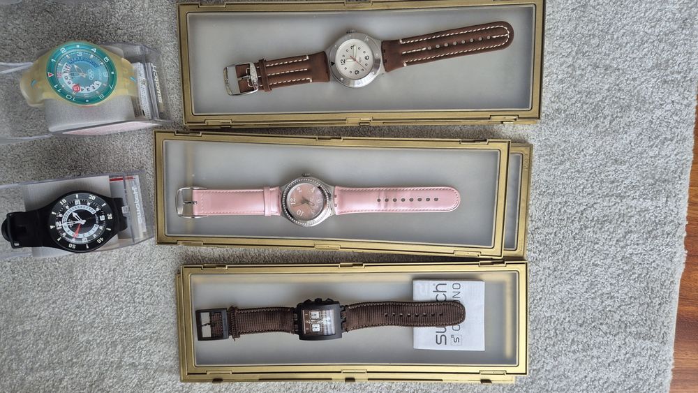Swatch - relógios antigos e edições especiais