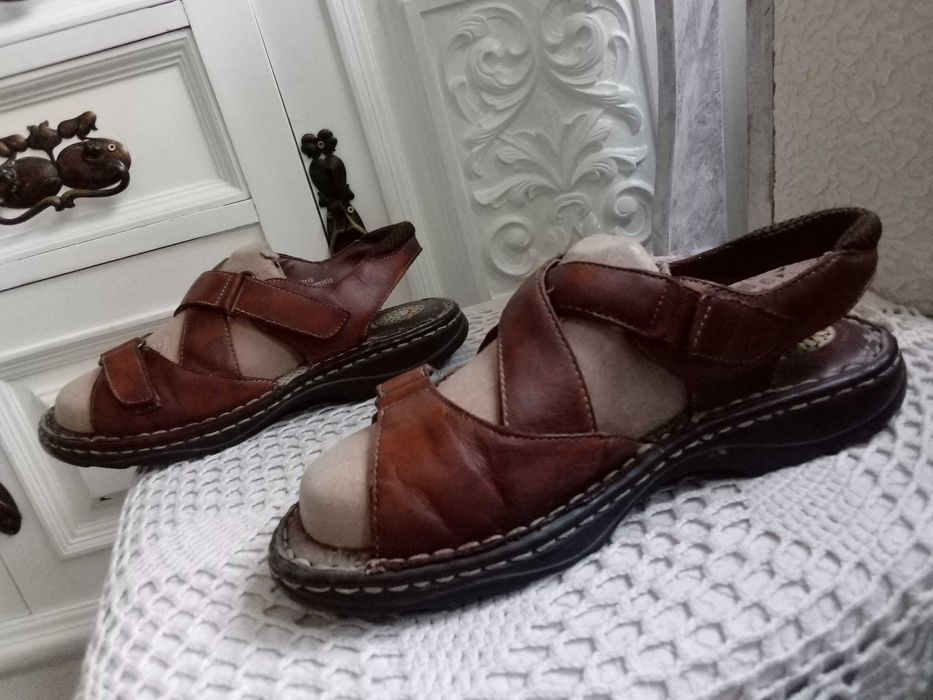 GRATIS skórzane sandały damskie 38 earth spirit buty letnie