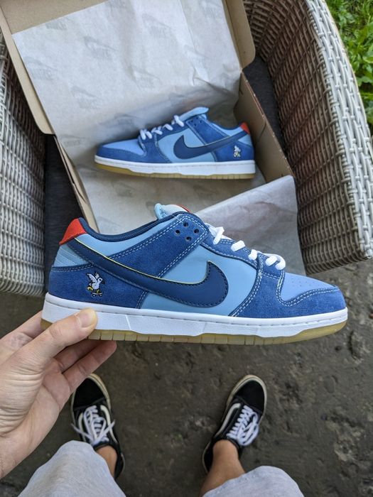 Уцінка! Кросівки кеди Why So Sad? x Dunk Low Pro SB 'The Predatory Bird' 40 25 см