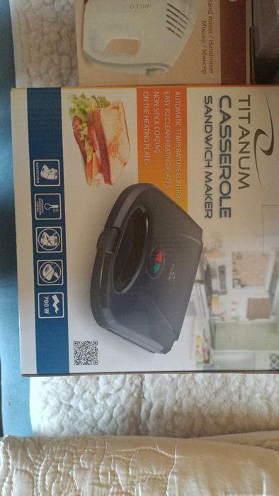 Nowy opiekacz na grzanki Rico kolor biały