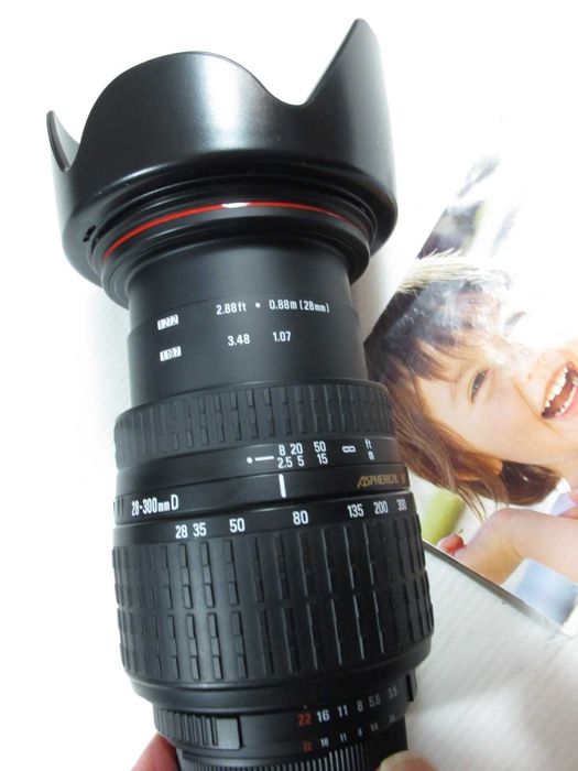 Sigma  28-300mm Macro Perto e Longe Estado TOP, Para Máquinas Nikon