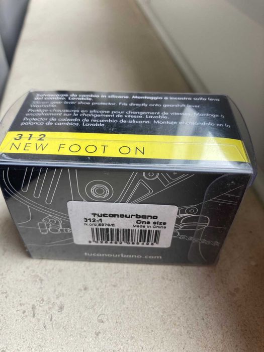 Proteção da bota (das mudanças) One Foot 312 Tucano Urbano por estrear
