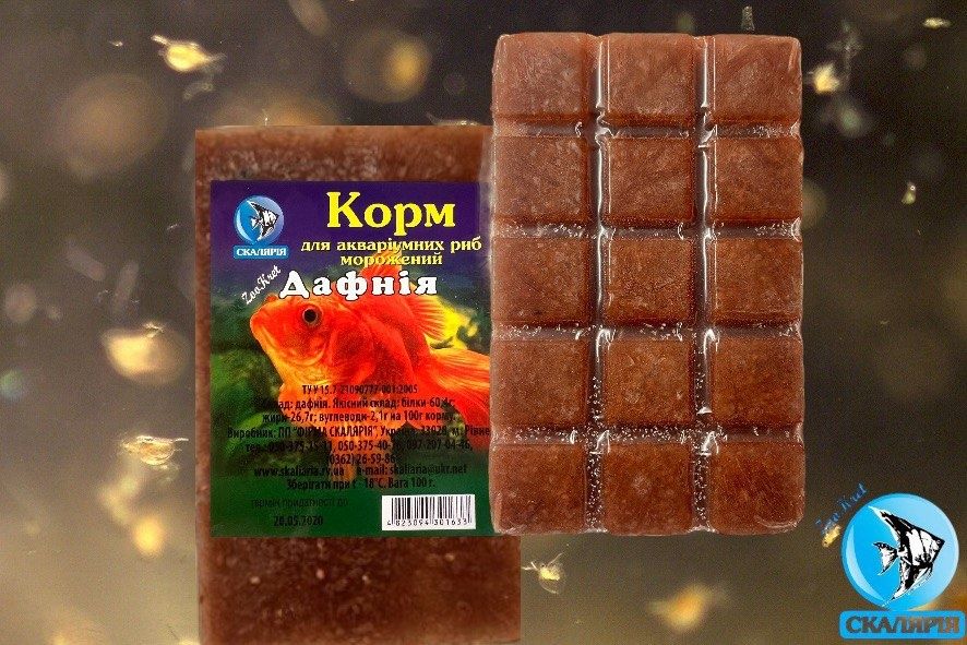 МОТИЛЬ, ДАФНІЯ, ЦИКЛОП, ЯЙЦЯ АРТЕМІЇ, Гамарус, Креветка, Планктон
