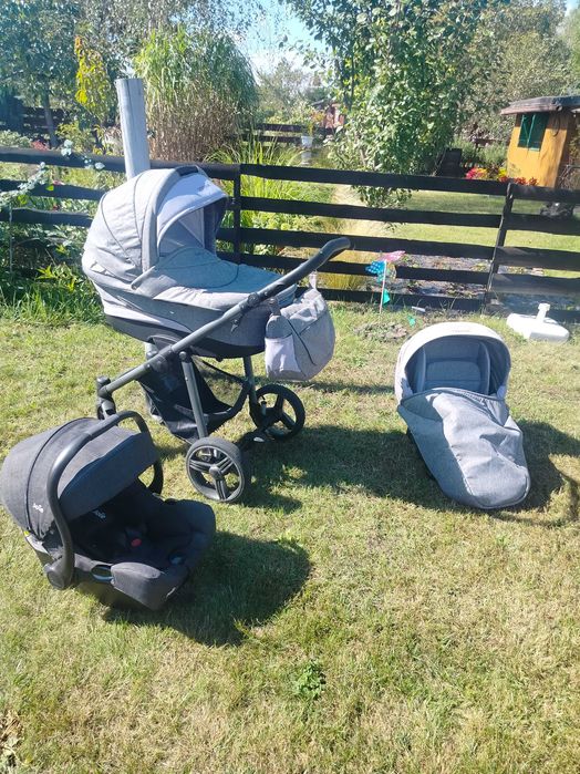 Wózek Bebetto Vulcano 2 w 1 plus fotelik samochodowy