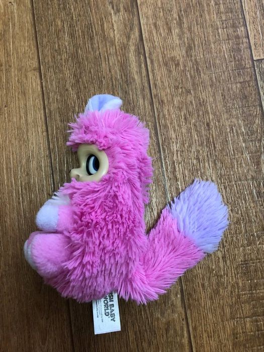 Пушистики зайчик BUSH BABY WORLD  рожева 16 см