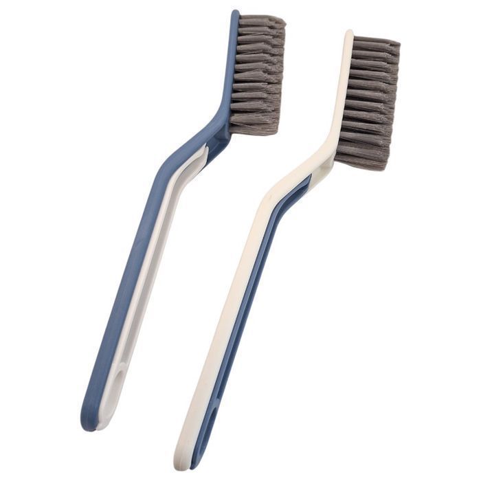 Zestaw 2 szczotek na długiej rączce i szczypce 2w1
