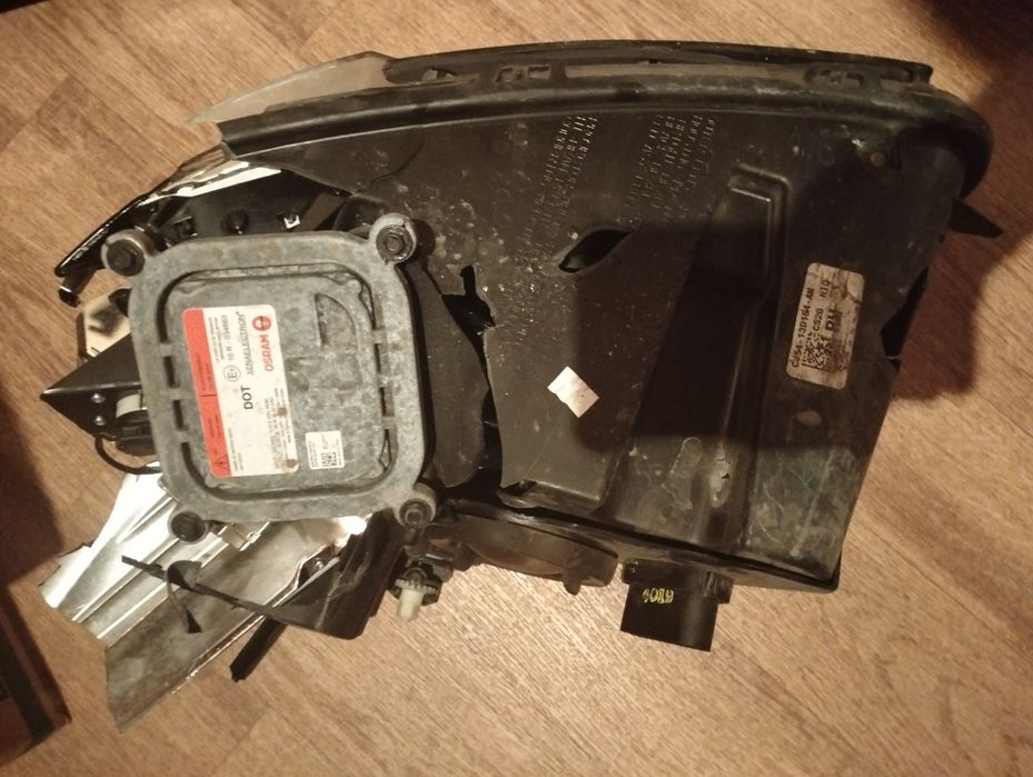 Фара левая ксенон с линзой и шторками ford escepe 2014 рабочий