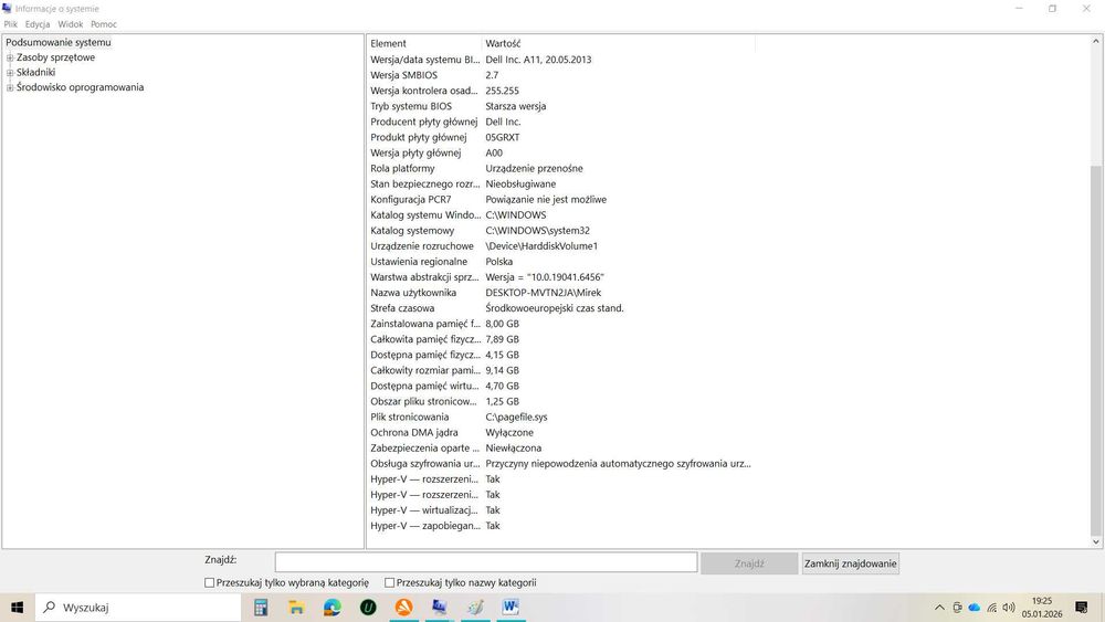 Laptop DELL latitude E5530 Pancerny