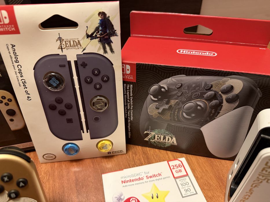Nintendo SWITCH OLED The Legend of Zelda TOK Edition MEGA zestaw IGŁA