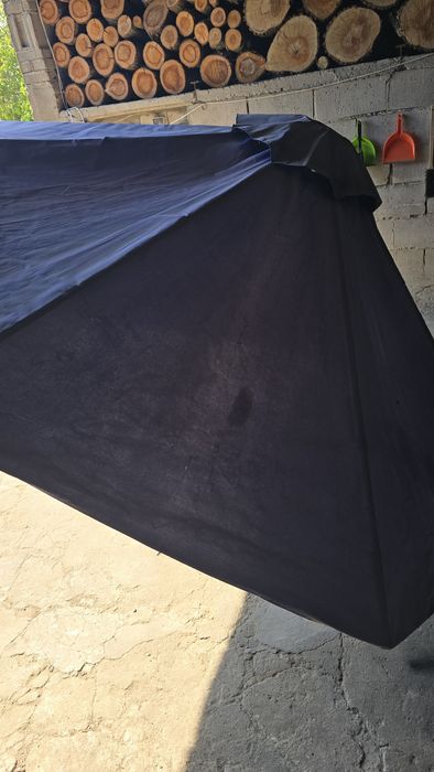 Parasol ogrodowy SAM 340cm  material do poprawek SOLIDNY