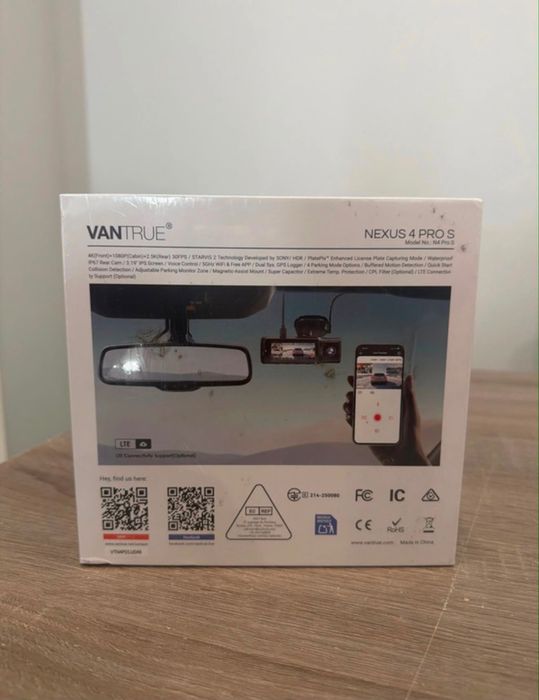 Vantrue Nexus 4 Pro S – Nova e Selada