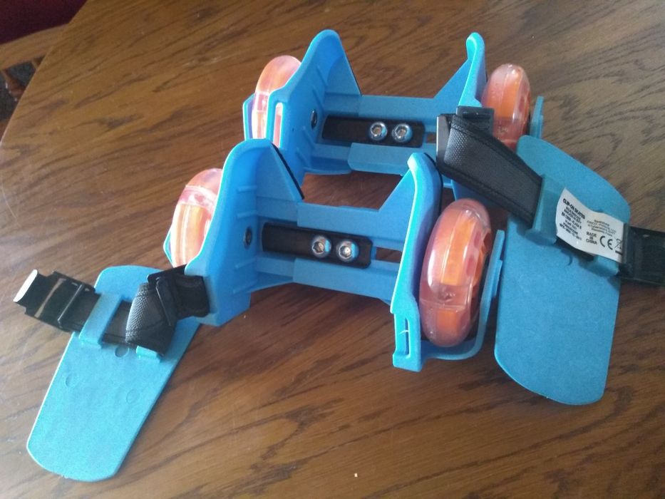 Rolki na buty świecące