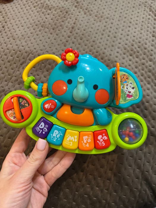 Іграшка дитяча розвиваюча музична іграшка Слоненя HOLA Elefant musical piano
