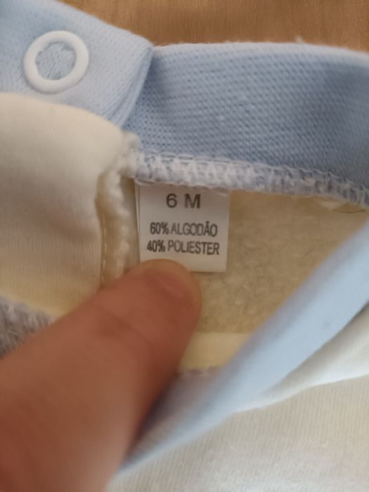 Conjunto Polar: Camisola + Calças - 6 meses