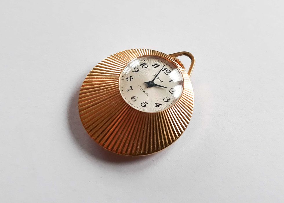 Zegarek Radziecki Slava wisiorek