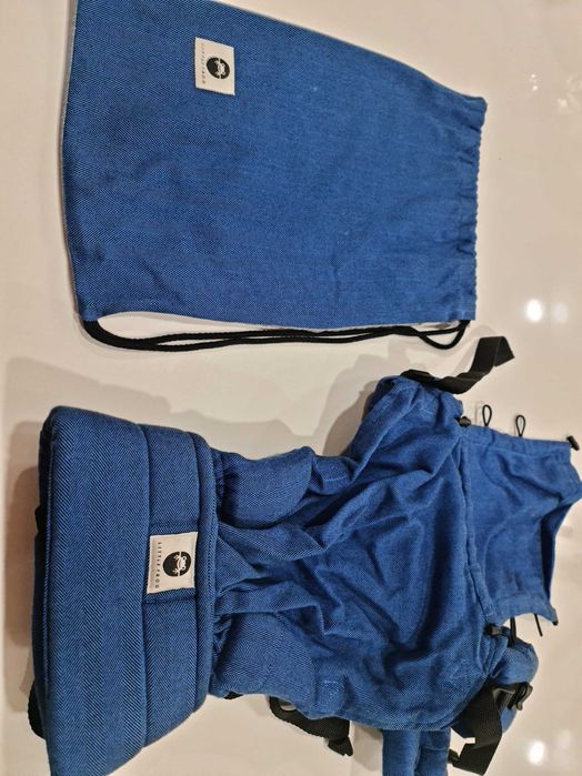 Mochila Ergonómica Little Frog Azul