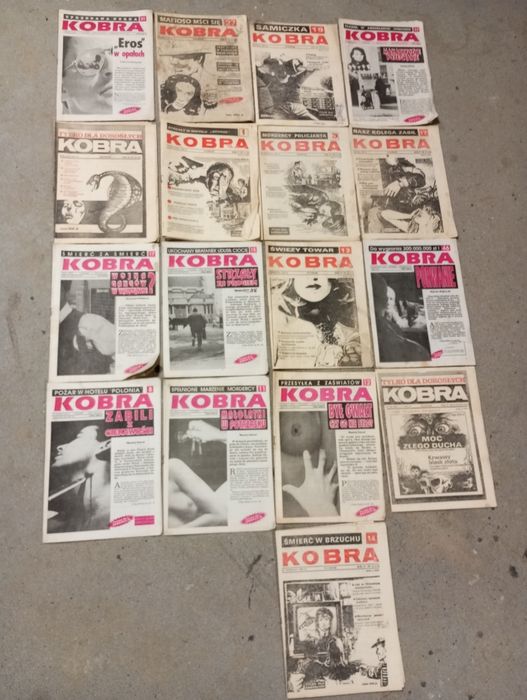 Gazeta czasopismo kobra lata 90