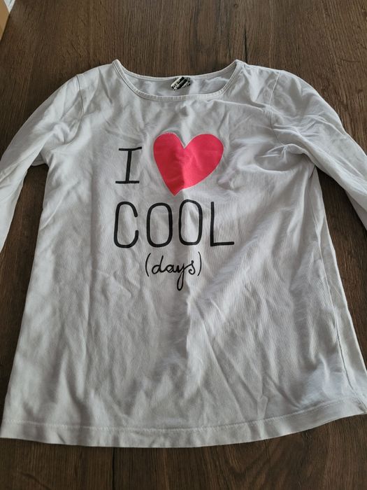 Koszulka z długim rękawem dziewczęca