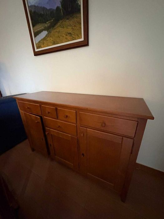 Conjunto completo de Sala em carvalho