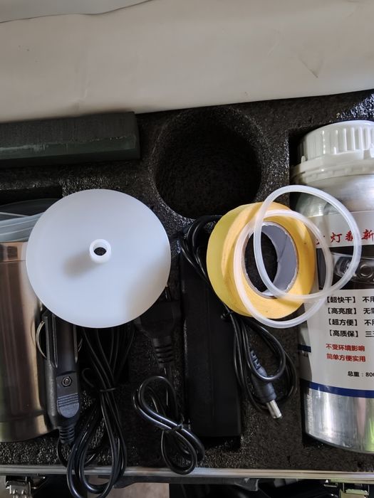 Kit limpeza faróis vapor