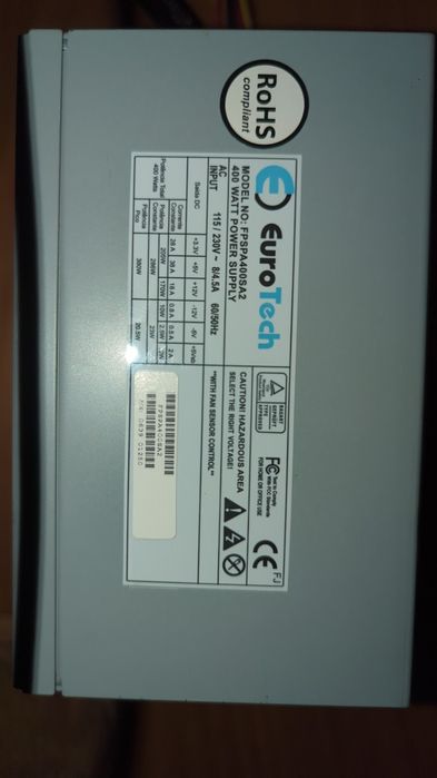 Power Supply EuroTech 400W